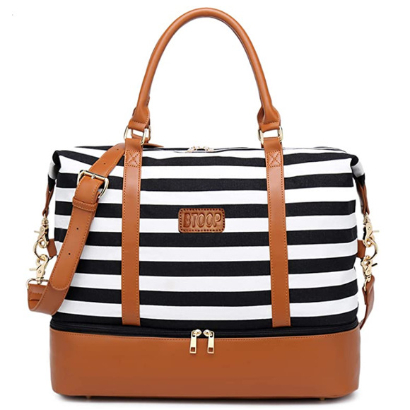 NEW! Women's Larof Luxury Weekender Travel Tote - Picture 6 of 6